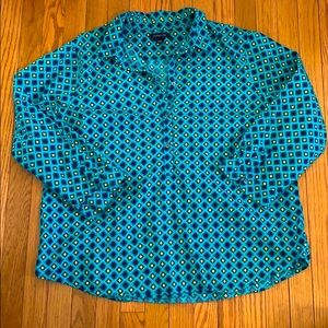 Lands End Popover tile print top!